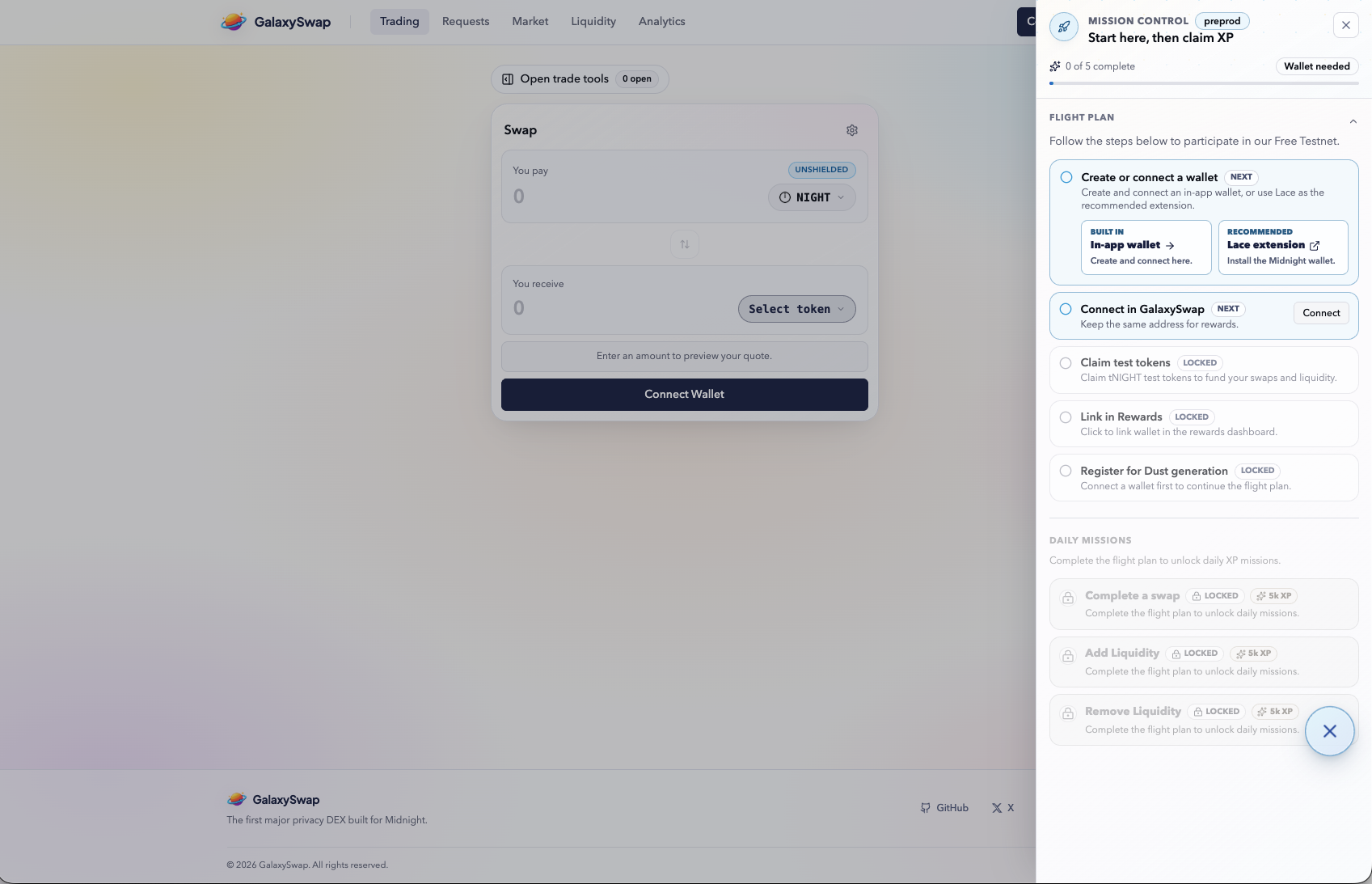 Overview / Mission Control
